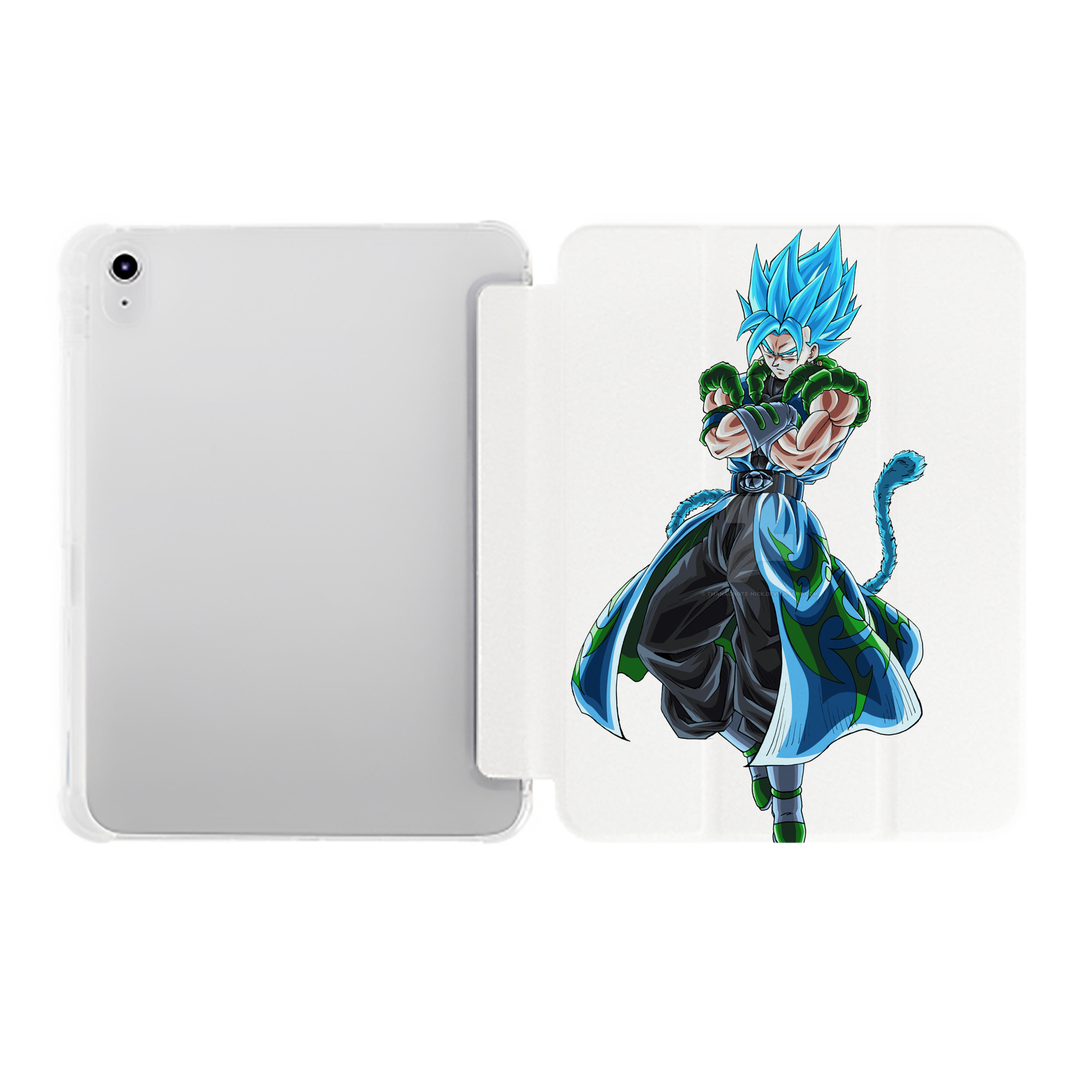 （画像用） ドラゴンボール ベジット DRAGON BALL Vegetto IPad ケース ペン収納付き 三つ折りスタンド PUレザー×シリコン 対応機種9.5/10.5/10.9インチ